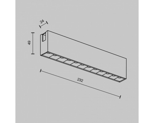 Накладной светильник Maytoni Points TR150-1-12W3K-M-B