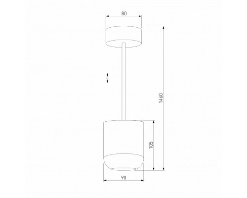 Подвесной светильник Elektrostandard Onde a064202