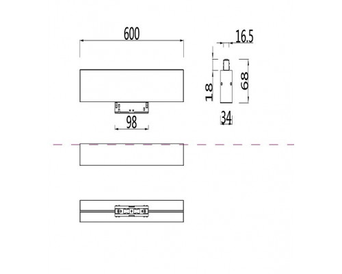 Накладной светильник Maytoni BASIS TR012-2-20W4K-B