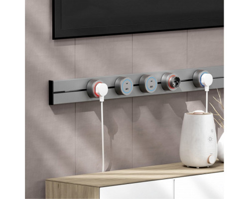 Розетка с заземлением на треке Arte Milano Am-track-sockets-39 397952TS/ES Grey