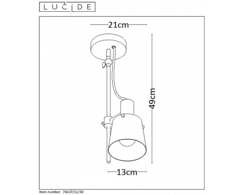 Спот Lucide Quinny 74107/11/30