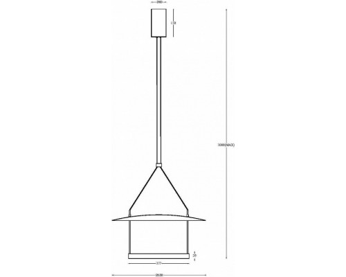 Подвесной светильник Maytoni Halo MOD280PL-L30B3K