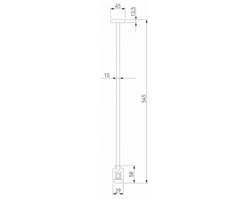 Основание на штанге Elektrostandard Esthetic Magnetic a065445