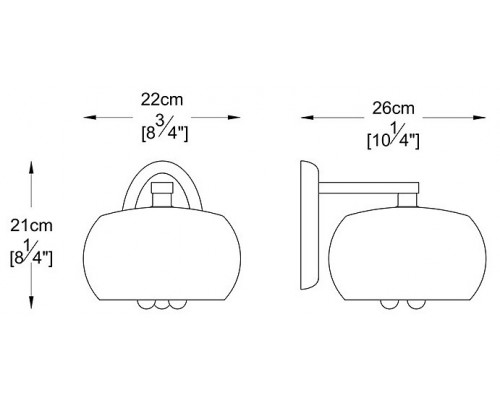Бра Zumaline Crystal W0076-01D-F4FZ