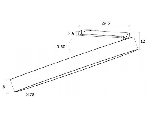 Спот DesignLed UF UF034-80-WH-NW