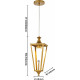 Подвесной светильник Favourite Lampion 4003-1P