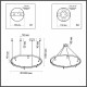 Подвесная люстра Odeon Light Fonda 4317/93L