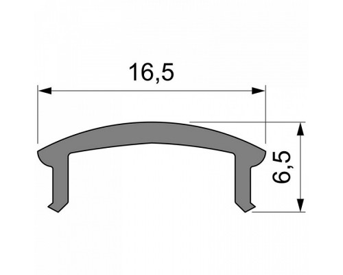 Профиль накладной Deko-Light F-01-12 983520