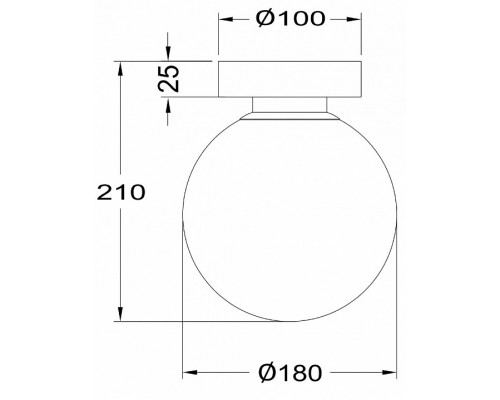 Накладной светильник Maytoni Basic form MOD321WL-01G2