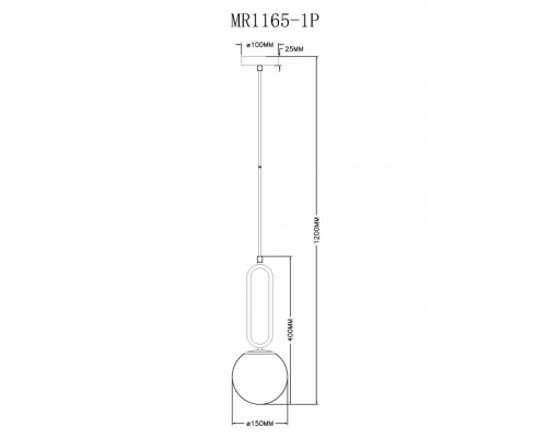 Подвесной светильник MyFar Pierre MR1165-1P