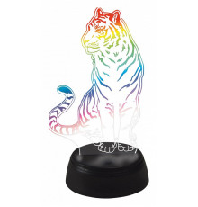 Зверь декоративный Uniel ULI-M507 RGB/3AA TIGER/BLACK UL-00008402