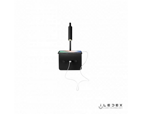 Бра с полкой iLedex Support 7031C BK