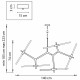 Подвесная люстра Lightstar Struttura 742103