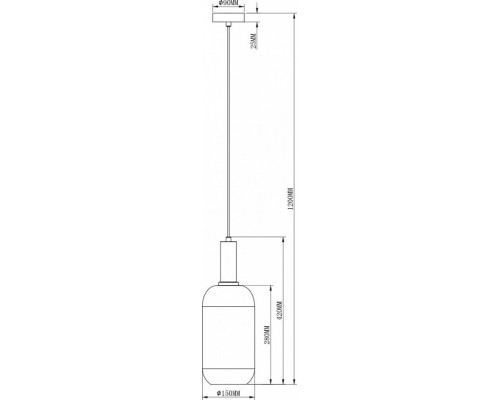 Подвесной светильник Moderli Martin V2890-1P