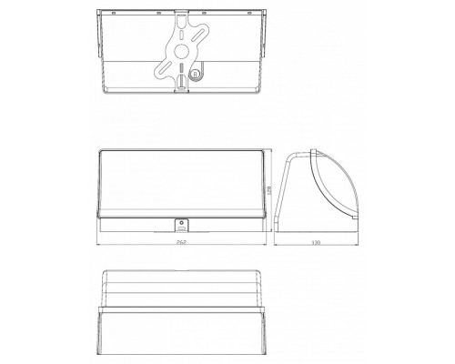 Накладной светильник Escada 30002LED 30002W/01LED WH