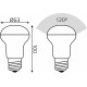 Лампа светодиодная Gauss R63 E14 8Вт 3000K 63218