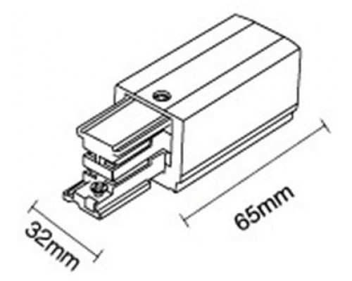 Токопровод правый Italline WSO WSO 24BR white