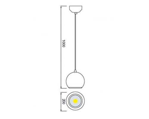 Подвесной светильник Horoz Electric  HRZ00000796