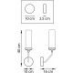 Бра Lightstar Flume 723615