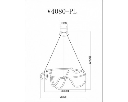 Подвесной светильник Moderli TRUE V4080-PL