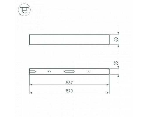 Вставка декоративная Arlight ARC 033079