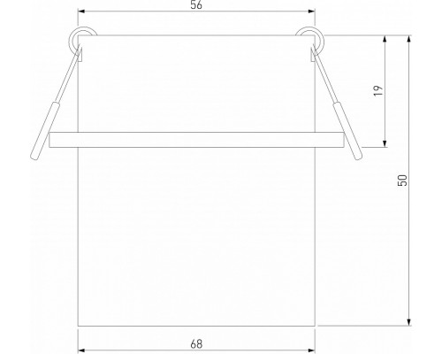 Встраиваемый светильник Elektrostandard Moll a064244