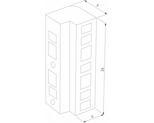 Соединитель угловой внутренний для треков накладных Elektrostandard Flat Magnetic a063737