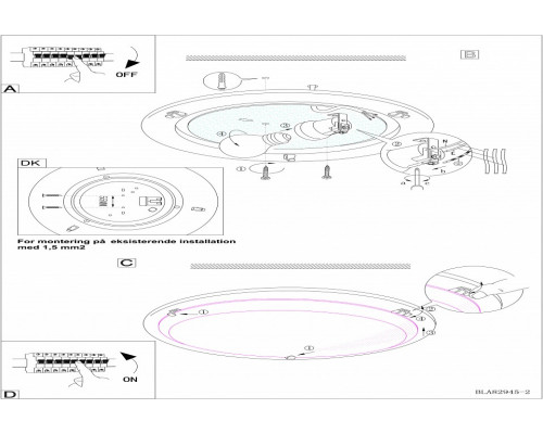 Накладной светильник Eglo ПРОМО Planet 3 83199