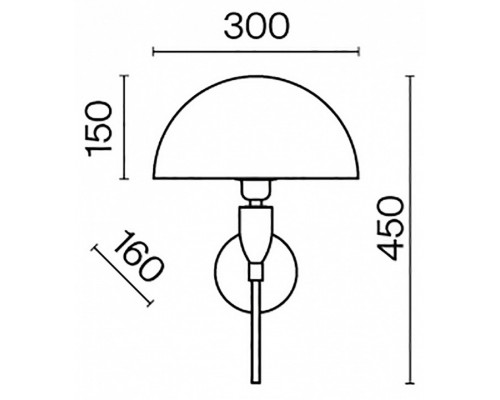 Бра Maytoni Prima Z034WL-01CH