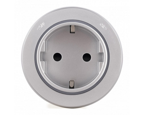 Розетка с заземлением на треке Arte Milano Am-track-sockets-39 397951TS/ES Silver