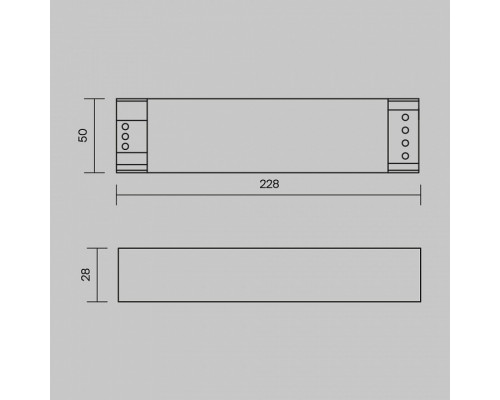 Блок питания Maytoni Power Supply Magnetic PSL007-200W-48V-IP20