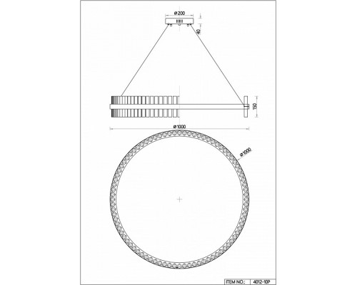 Подвесной светильник Favourite Placerat 4012-10P