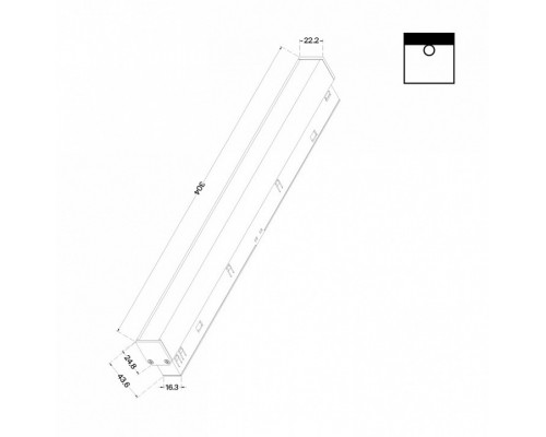 Встраиваемый светильник Maytoni Basis TR030-2-12W3K-B