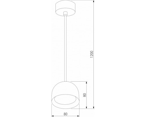 Подвесной светильник Elektrostandard Uno a065699