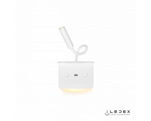 Бра с полкой iLedex Support 7031C WH