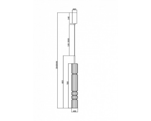 Подвесной светильник Maytoni Ordo MOD272PL-L12CH3K