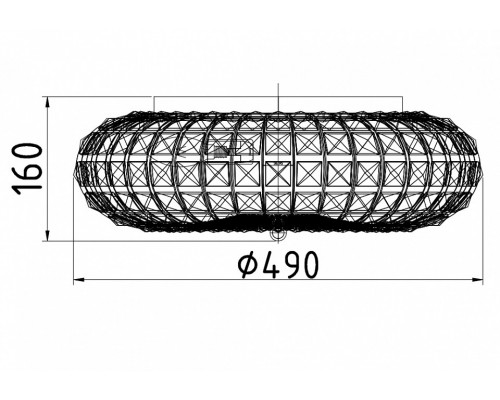 Накладной светильник Maytoni Broche DIA902-06-N