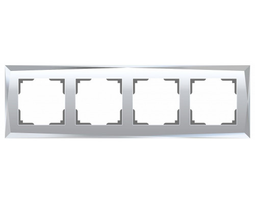 Рамка на 4 поста Werkel Diamant (зеркальный) W0041220 Diamant (зеркальный)