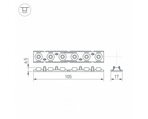 Рассеиватель Arlight SL-LINE 041791