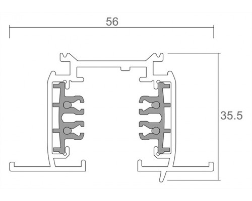 Трек встраиваемый Deko-Light Line Built 710070