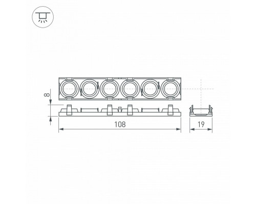 Рассеиватель Arlight SL-LINE 041793