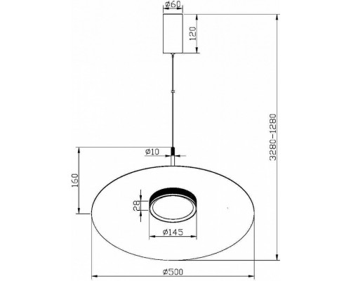 Подвесной светильник Maytoni Halo MOD041PL-L15W3K1