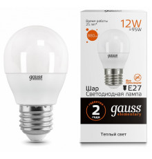 Лампа светодиодная Gauss LED Elementary E27 12Вт 3000K 53212