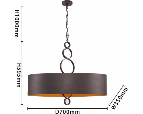 Подвесной светильник Favourite Ferrous 4007-6P