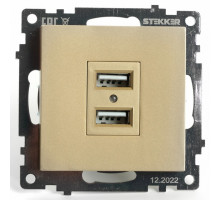 Розетка USB, без рамки Stekker Катрин 49229