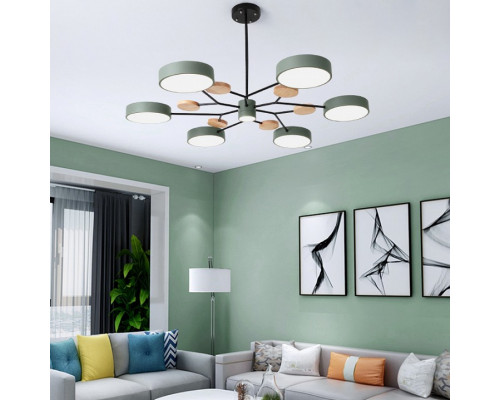 Люстра на штанге Imperiumloft Meade Lamps Green MEADE-01