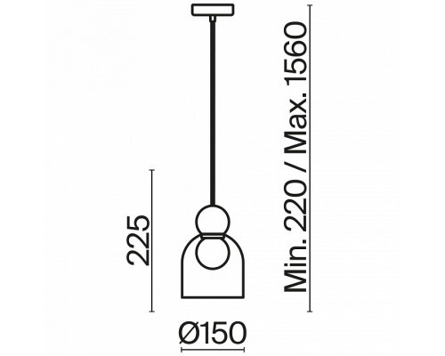 Подвесной светильник Freya Focus FR5220PL-01G5