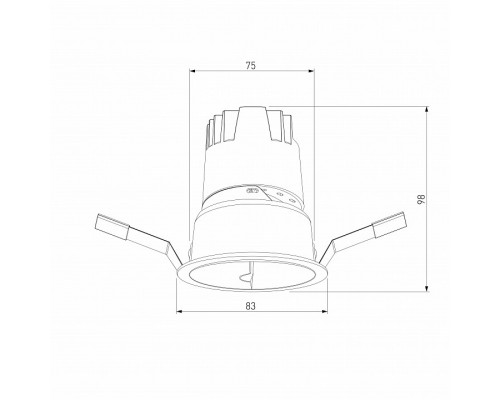 Встраиваемый светильник Elektrostandard Inline a064611