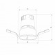 Встраиваемый светильник Elektrostandard Inline a064611