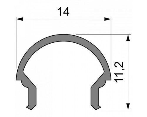 Профиль накладной Deko-Light R-01-08 984503